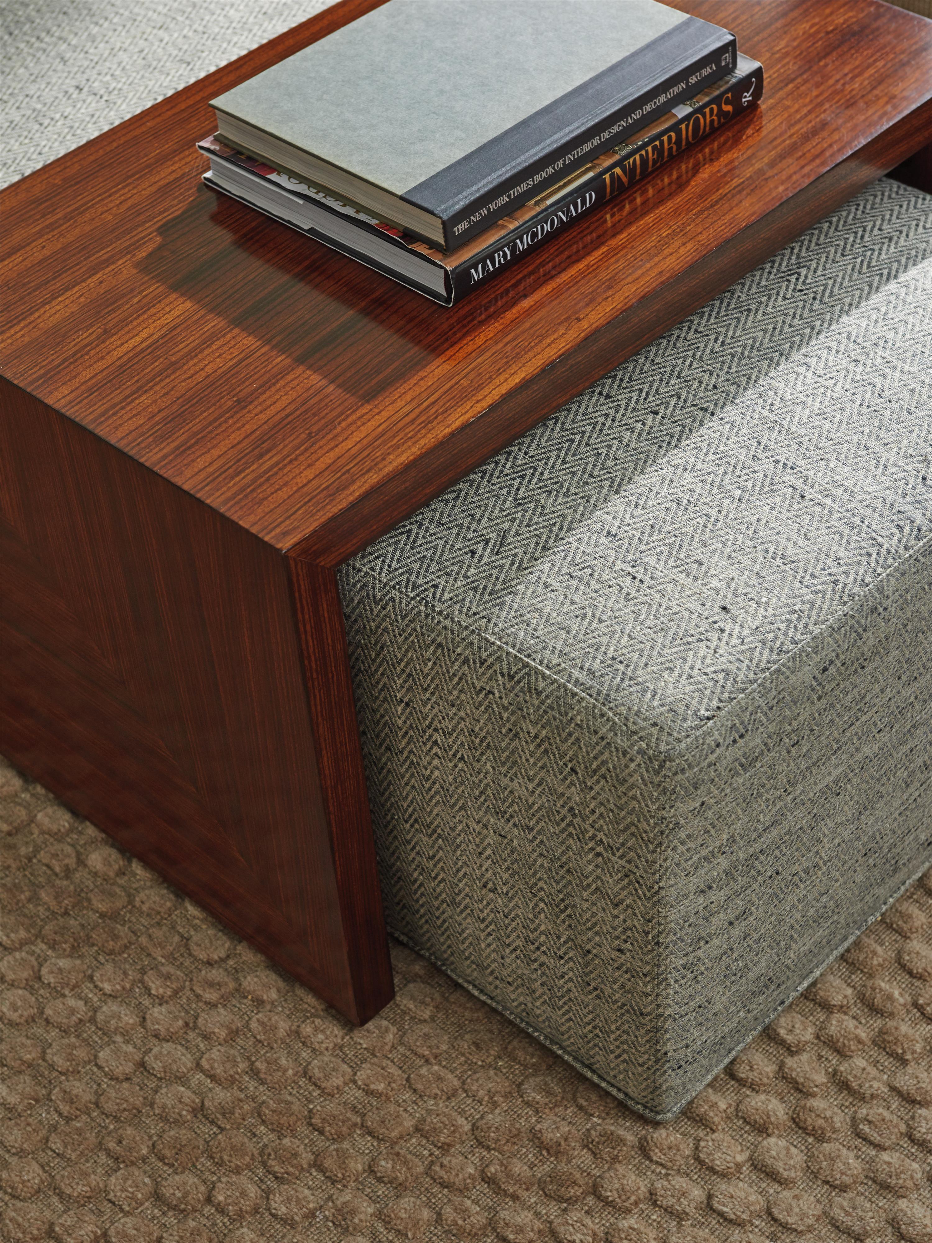 Ottoman with cheap sliding tray
